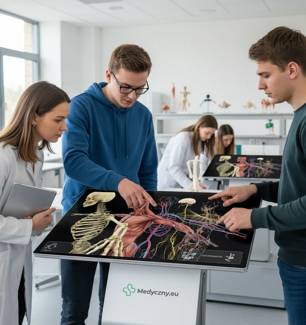 Interaktywny stół anatomiczny 3D