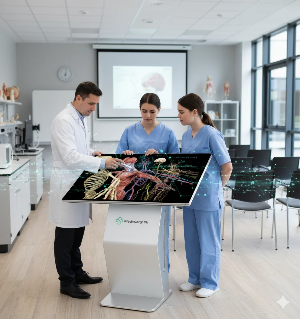 Interaktywny stół anatomiczny 3D