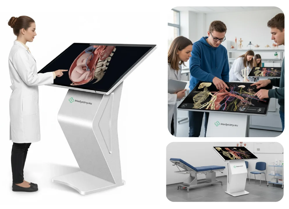Interaktywny stół anatomiczny 3D