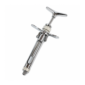 Winged corkscrew with a T-shaped handle and two lifting wings for removing a wine cork.